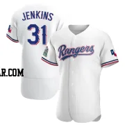 Ferguson Jenkins Men's Texas Rangers White Authentic Home Jersey