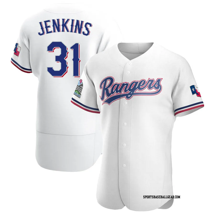 Ferguson Jenkins Men's Texas Rangers White Authentic Home Jersey