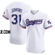 Ferguson Jenkins Men's Texas Rangers White Elite Home Jersey