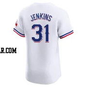 Ferguson Jenkins Men's Texas Rangers White Elite Home Jersey