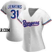 Ferguson Jenkins Women's Texas Rangers White Authentic Home Jersey