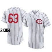 Fernando Cruz Men's Cincinnati Reds White Authentic 2022 Field Of Dreams Jersey