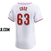 Fernando Cruz Men's Cincinnati Reds White Elite Home Jersey