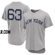 Fernando Cruz Men's New York Yankees Gray Authentic 2021 Field of Dreams Jersey