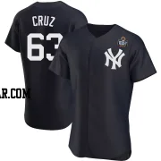 Fernando Cruz Men's New York Yankees Navy Authentic Alternate 2024 World Series Jersey