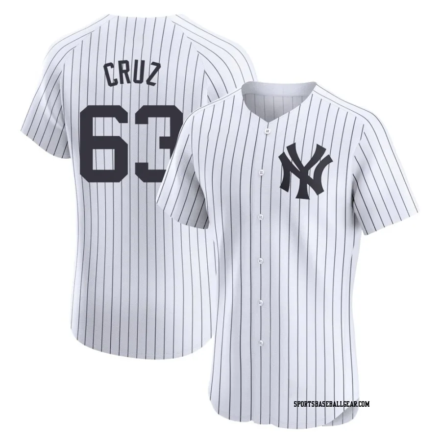 Fernando Cruz Men's New York Yankees White Elite Home Jersey