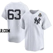 Fernando Cruz Men's New York Yankees White Limited Yankee Home 2nd 2024 World Series Jersey