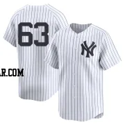 Fernando Cruz Men's New York Yankees White Limited Yankee Home 2nd Jersey