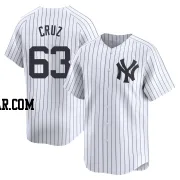 Fernando Cruz Men's New York Yankees White Limited Yankee Home Jersey