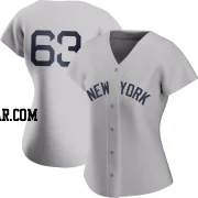 Fernando Cruz Women's New York Yankees Gray Authentic 2021 Field of Dreams Jersey