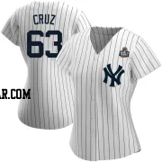 Fernando Cruz Women's New York Yankees White Authentic Home Name 2024 World Series Jersey