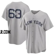 Fernando Cruz Youth New York Yankees Gray Replica 2021 Field of Dreams Jersey