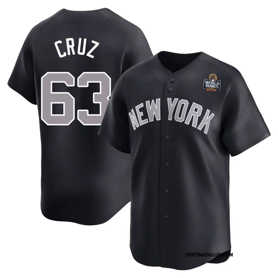 Fernando Cruz Youth New York Yankees Navy Limited Alternate 2024 World Series Jersey