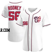 Fernando Rodney Men's Washington Nationals White Authentic Alternate Jersey