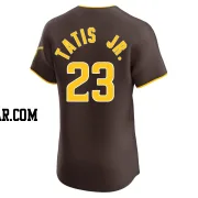 Fernando Tatis Jr. Men's San Diego Padres Brown Elite Road Vapor Premier Jersey