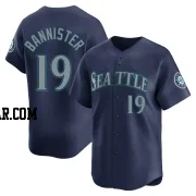 Floyd Bannister Men's Seattle Mariners Navy Limited Road Jersey