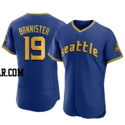 Floyd Bannister Men's Seattle Mariners Royal Authentic 2023 City Connect Jersey