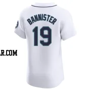 Floyd Bannister Men's Seattle Mariners White Elite Home Jersey