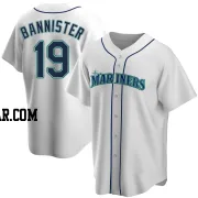 Floyd Bannister Youth Seattle Mariners White Replica Home Jersey