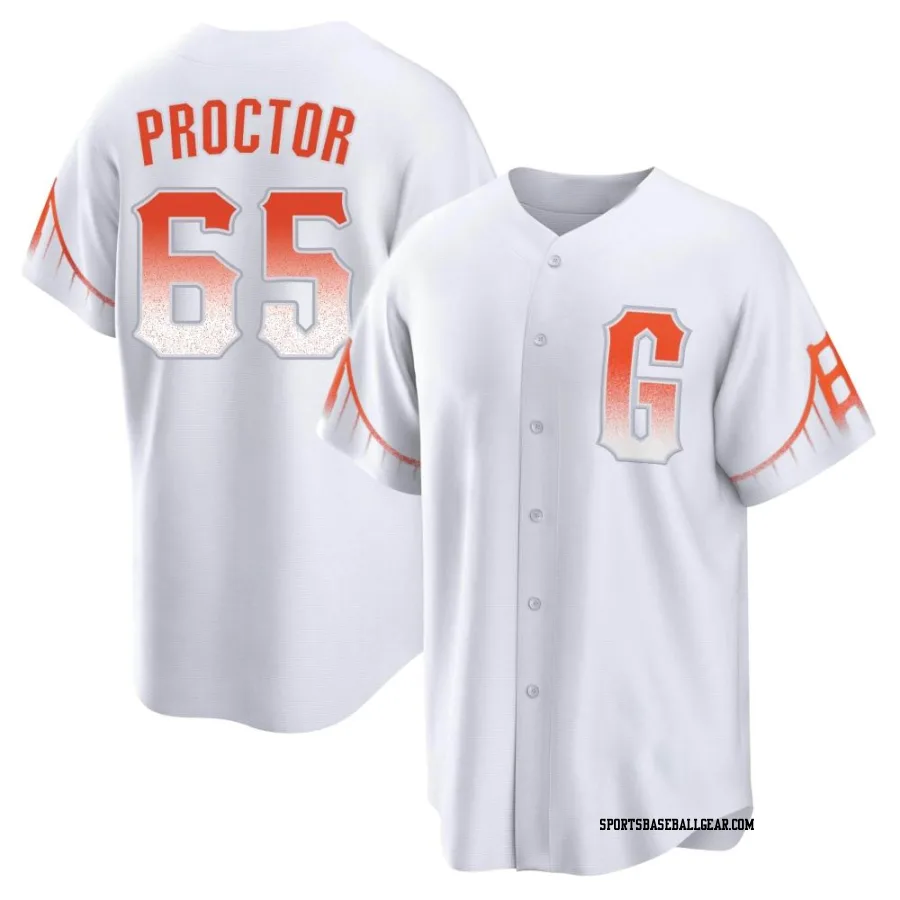 Ford Proctor Men's San Francisco Giants White Replica 2021 City Connect Jersey