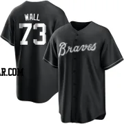 Forrest Wall Men's Atlanta Braves Black/White Replica Jersey