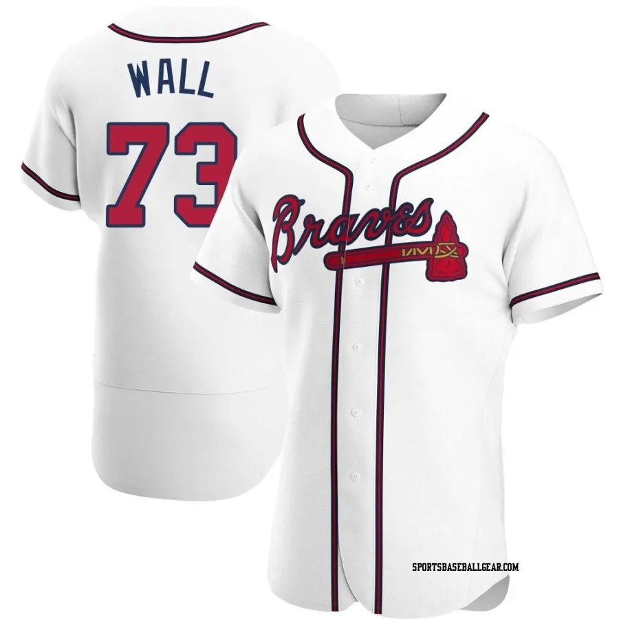 Forrest Wall Men's Atlanta Braves White Authentic Home Jersey