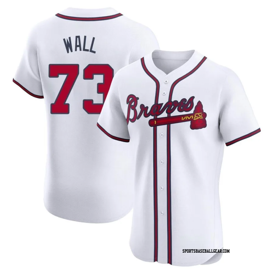 Forrest Wall Men's Atlanta Braves White Elite Home Jersey