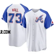 Forrest Wall Men's Atlanta Braves White Replica 2023 City Connect Jersey