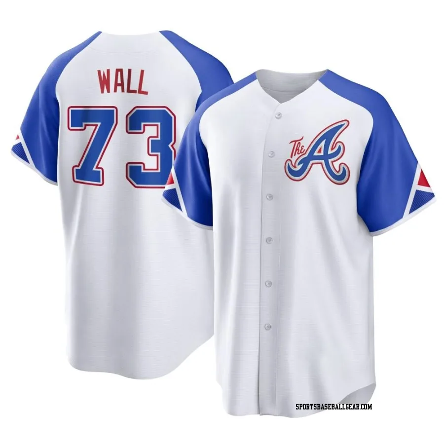 Forrest Wall Men's Atlanta Braves White Replica 2023 City Connect Jersey