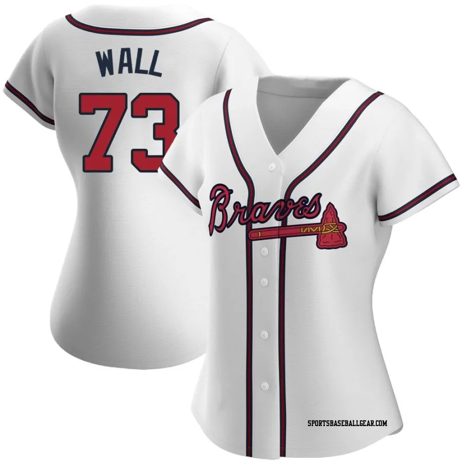 Forrest Wall Women's Atlanta Braves White Authentic Home Jersey