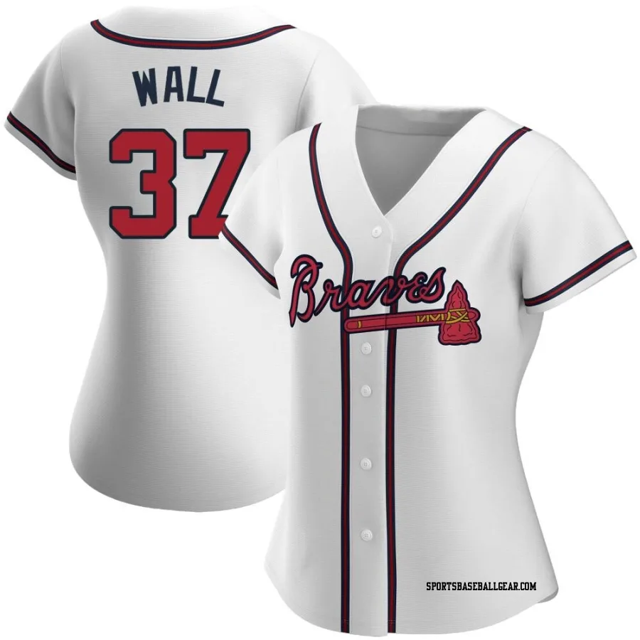 Forrest Wall Women's Atlanta Braves White Authentic Home Jersey