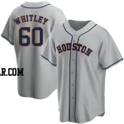 Forrest Whitley Men's Houston Astros Gray Replica Road Jersey