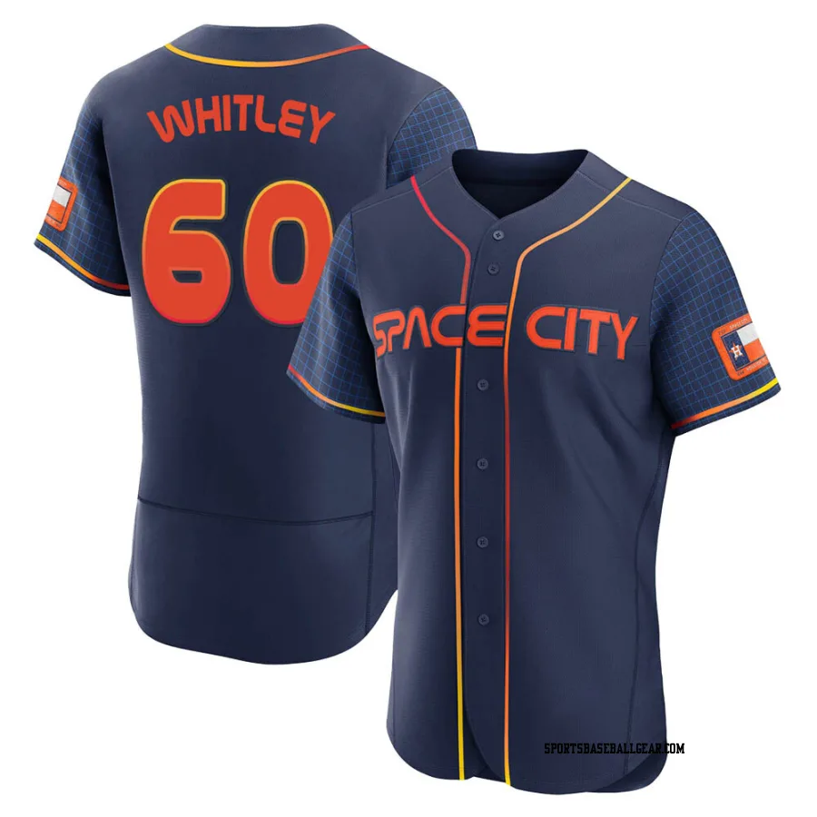 Forrest Whitley Men's Houston Astros Navy Authentic 2022 City Connect Jersey