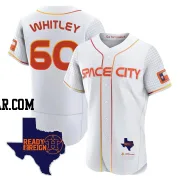 Forrest Whitley Men's Houston Astros White Authentic 2023 Space City Ready 2 Reign Flex Base Jersey