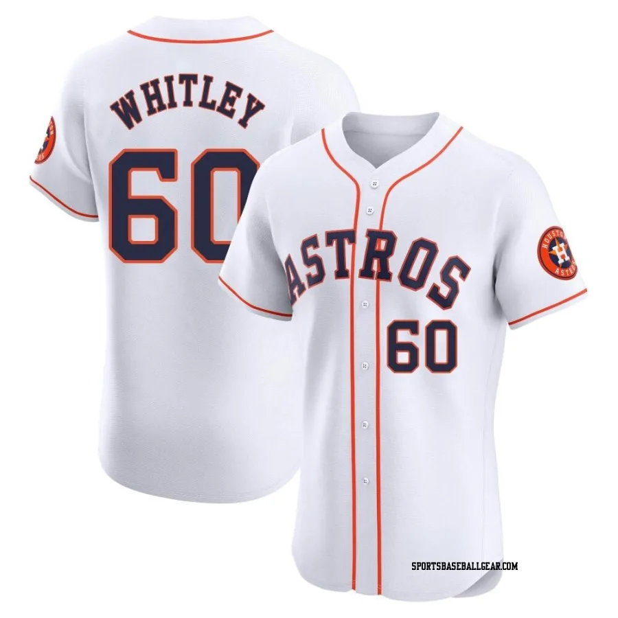 Forrest Whitley Men's Houston Astros White Elite Home Jersey