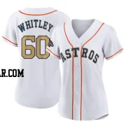 Forrest Whitley Women's Houston Astros Gold Authentic White 2023 Collection Jersey