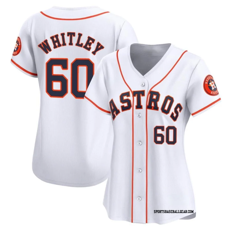 Forrest Whitley Women's Houston Astros White Limited Home Jersey