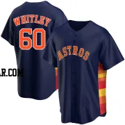 Forrest Whitley Youth Houston Astros Navy Replica Alternate Jersey