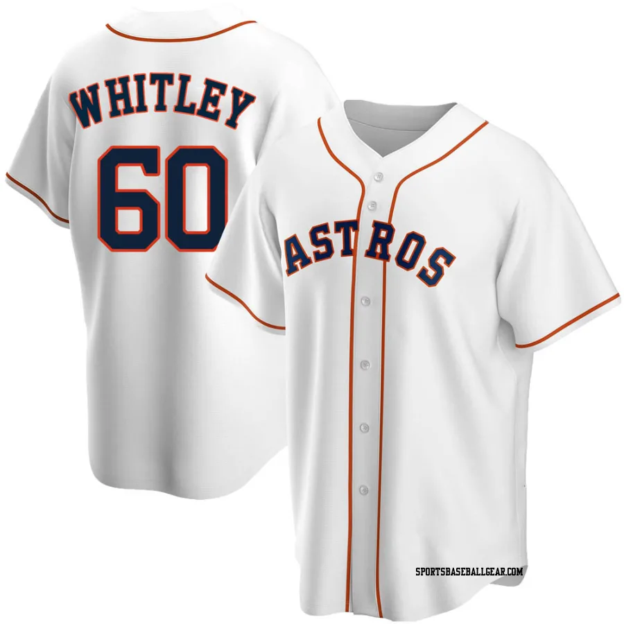 Forrest Whitley Youth Houston Astros White Replica Home Jersey