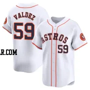 Framber Valdez Men's Houston Astros White Limited Home Jersey