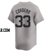 Franchy Cordero Men's New York Yankees Gray Limited Away Jersey