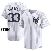 Franchy Cordero Men's New York Yankees White Limited Yankee Home Jersey