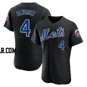 Francisco Alvarez Men's New York Mets Black Authentic 2022 Alternate Jersey