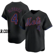 Francisco Alvarez Men's New York Mets Black Limited Alternate Jersey