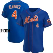 Francisco Alvarez Men's New York Mets Royal Authentic Alternate Jersey