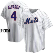 Francisco Alvarez Youth New York Mets White Replica Home Jersey