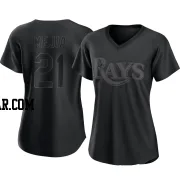 Francisco Mejia Women's Tampa Bay Rays Black Authentic Pitch Fashion Jersey