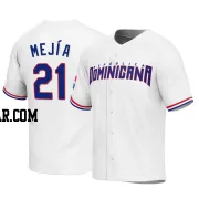 Francisco Mejia Youth Dominican Republic Baseball White Replica 2023 World Baseball Classic Jersey