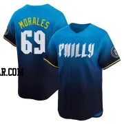 Francisco Morales Men's Philadelphia Phillies Blue Limited 2024 City Connect Jersey