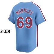 Francisco Morales Men's Philadelphia Phillies Light Blue Limited Alternate Jersey